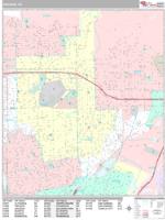 Arcadia Wall Map Zip Code