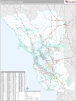 Bay Area Wall Map