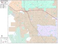 Cupertino Wall Map Zip Code