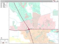 Dublin Wall Map Zip Code