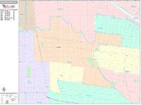 Huntington Park Wall Map Zip Code