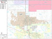 Lancaster Wall Map Zip Code