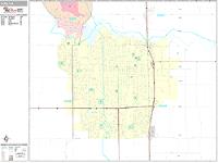 Lodi Wall Map Zip Code