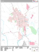 Napa Wall Map Zip Code