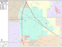 Norwalk Wall Map Zip Code