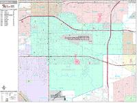 Ontario Wall Map Zip Code