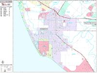 Oxnard Wall Map