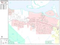 Pittsburg Wall Map Zip Code