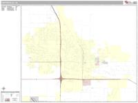 Porterville Wall Map Zip Code