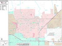 Rancho Cucamonga Wall Map Zip Code