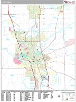 Stockton Wall Map