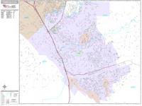 Temecula Wall Map Zip Code