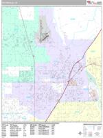 Victorville Wall Map Zip Code