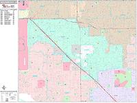 Westminster Wall Map Zip Code
