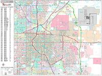 Denver Wall Map Zip Code