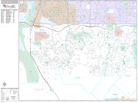 Highlands Ranch Wall Map Zip Code