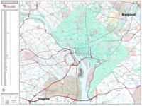 Washington Wall Map Zip Code