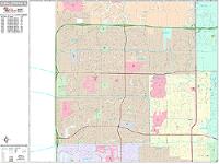 Coral Springs Wall Map Zip Code