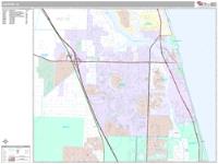 Jupiter Wall Map Zip Code