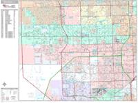 Miramar Wall Map Zip Code