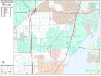 North Miami Wall Map Zip Code