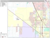 Palm Beach Gardens Wall Map Zip Code