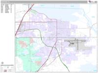 Sanford Wall Map Zip Code