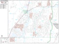 Spring Hill Wall Map Zip Code