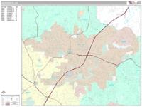Alpharetta Wall Map Zip Code