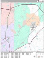 Brookhaven Wall Map Zip Code