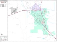 Pocatello Wall Map