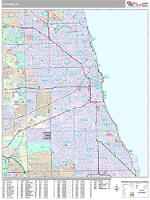 Chicago Wall Map
