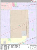 Cicero Wall Map Zip Code