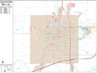 Anderson Wall Map Zip Code