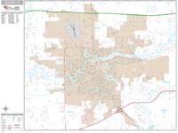Elkhart Wall Map Zip Code