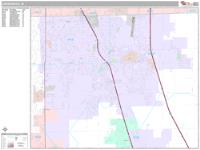 Greenwood Wall Map Zip Code