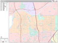 Shawnee Wall Map Zip Code