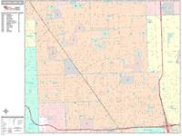Royal Oak Wall Map Zip Code