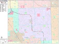 Troy Wall Map Zip Code