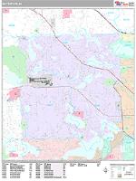 Waterford Wall Map Zip Code
