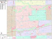 Westland Wall Map Zip Code