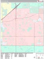 Apple Valley Wall Map Zip Code