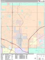 Blaine Wall Map Zip Code