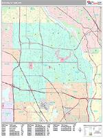 Brooklyn Park Wall Map Zip Code