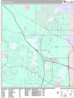 Maple Grove Wall Map Zip Code