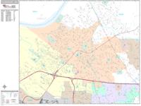 Florissant Wall Map Zip Code