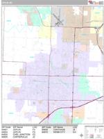 Joplin Wall Map Zip Code