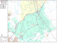 Concord Wall Map Zip Code