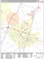 Rocky Mount Wall Map