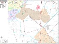 Old Bridge Wall Map Zip Code